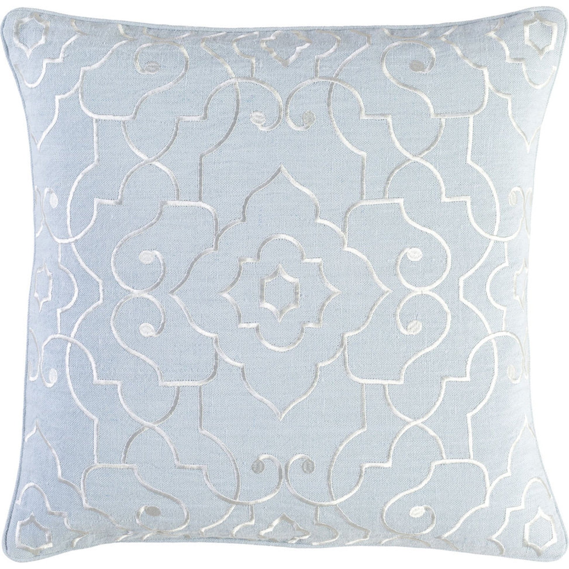 Adagio Pillow - 33849 by Surya. Made from front: 100% linen, back: 100% linen in a traditional style.