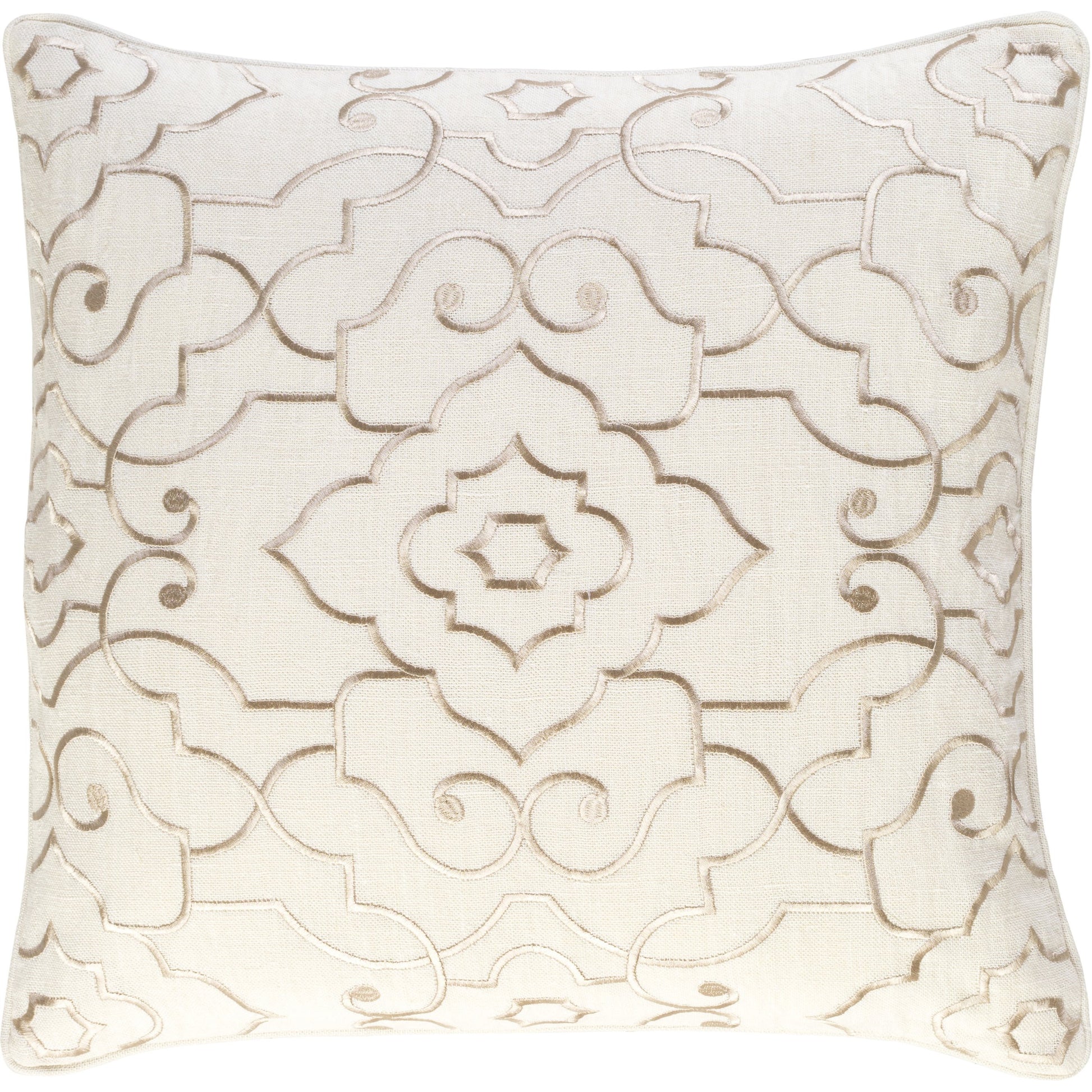 Adagio Pillow - 33849 by Surya. Made from front: 100% linen, back: 100% linen in a traditional style.