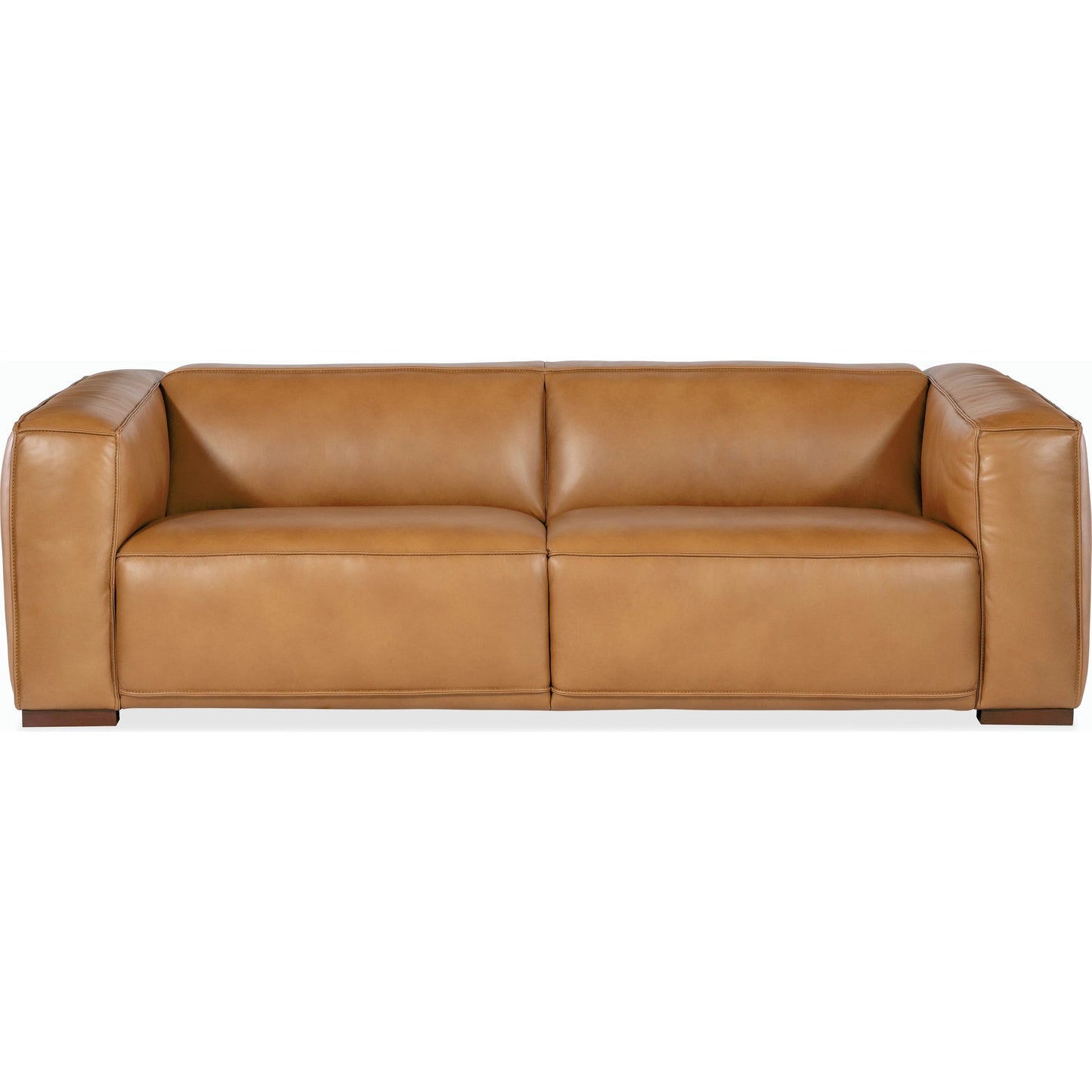 004 SI-2185876 | Additional Silo | Maria Sofa 2-Seat by Hooker Furniture in brown. Made from leather in a modern style.