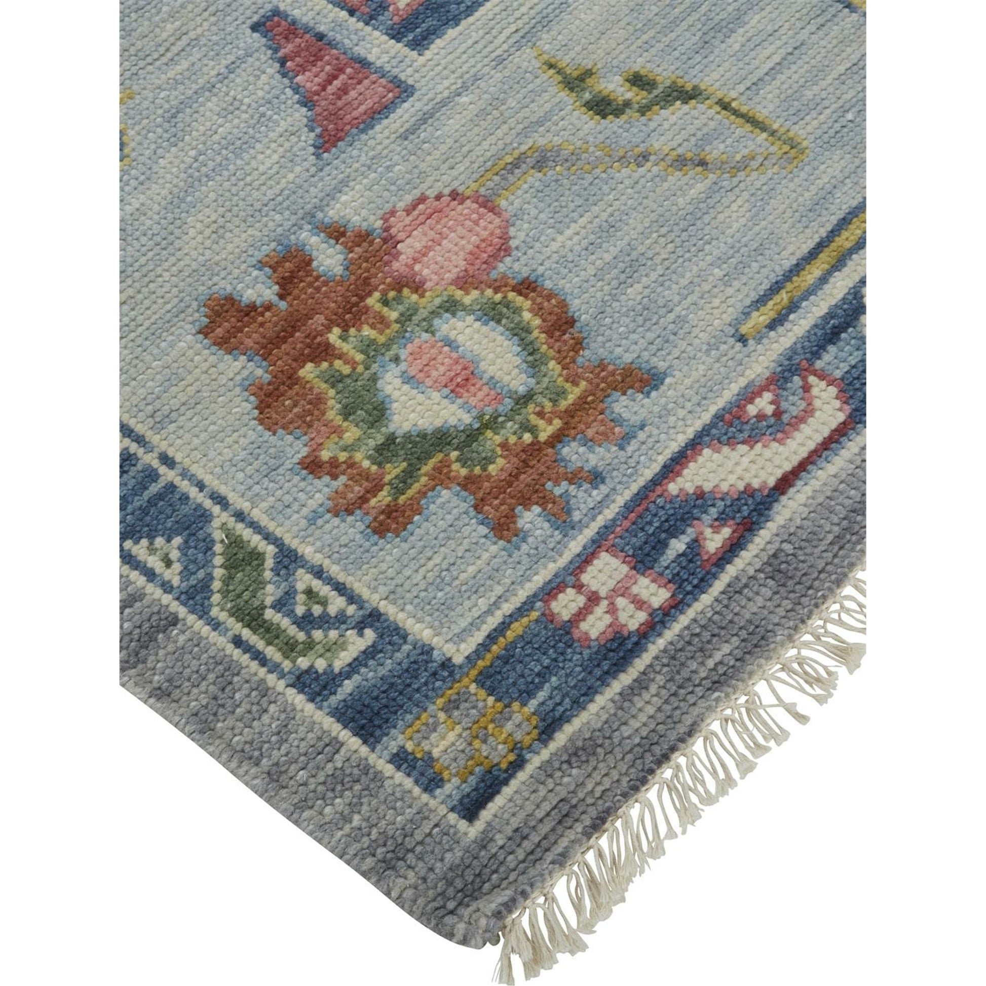 Karina Traditional Persian Rug - 6792F by Feizy in blue, gray, red. Made from wool in a unique style.