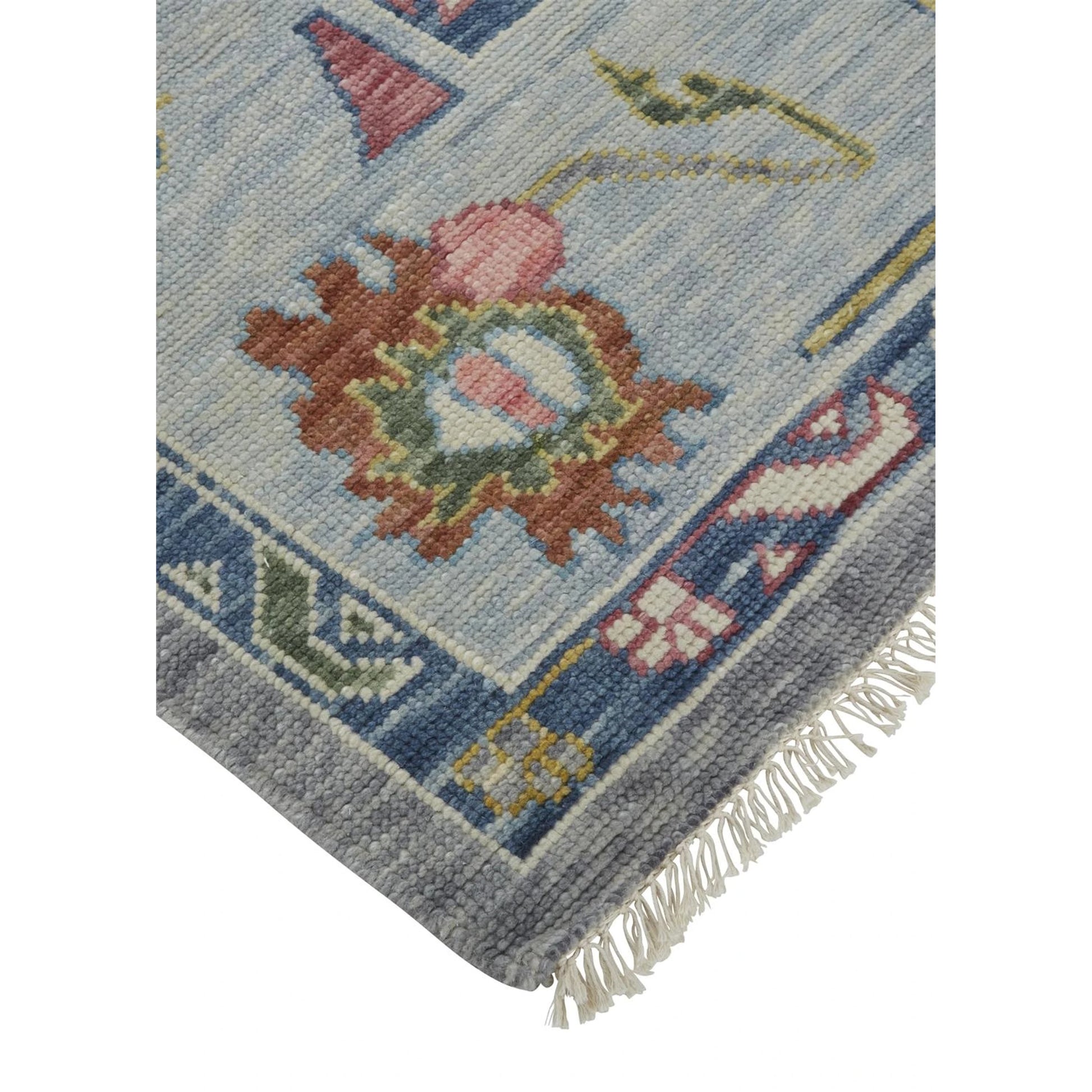 Karina Traditional Persian Rug - 6792F by Feizy in blue, gray, red. Made from wool in a unique style.