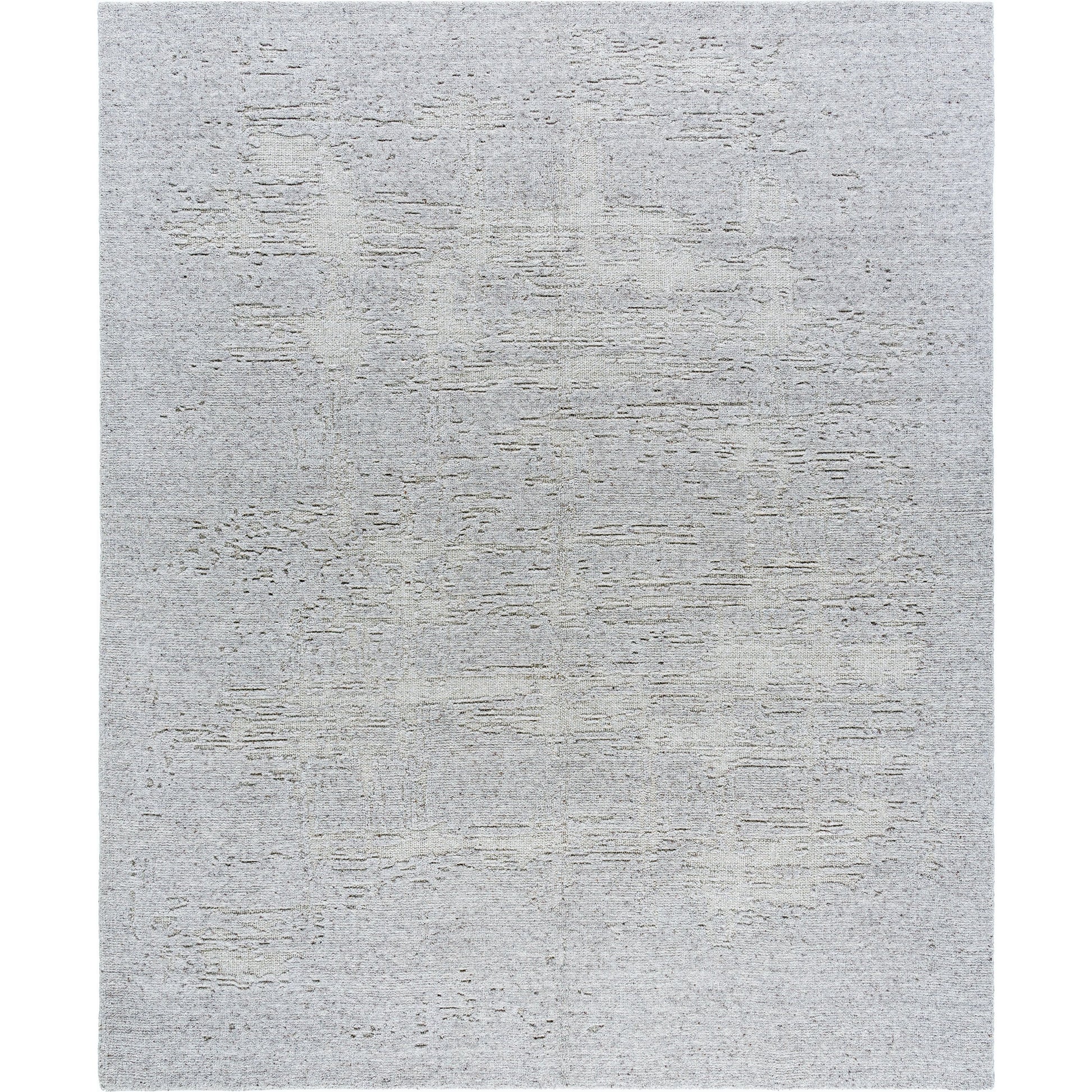Arbora Rug by Surya in slate, sterling grey, metallic - silver, light silver. Made from wool, rayon in a unique style.