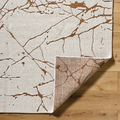 Arbora AOB-2306 Rug by Surya in ivory, chestnut. Made from wool, rayon in a unique style.