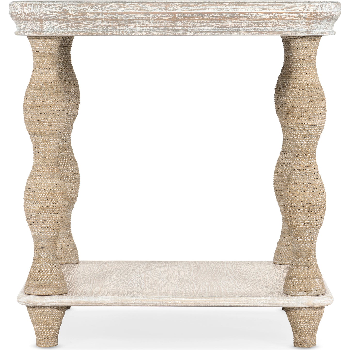 002 SI-1900841 | Additional Silo | Serenity Bahari Lamp Table by Hooker Furniture in surf. Made from oak veneers, rope in a cottage & farmhouse style.