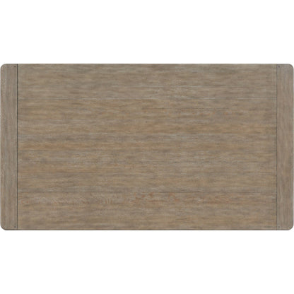 Reforma Trestle Dining Table by A.R.T. Furniture in tapenade. Made from parawood solids, random match flaky oak veneers in a traditional style.