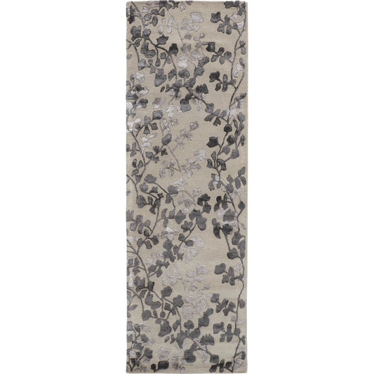 Bella Transitional & Botanical Rug - 8832F by Feizy. Made from wool, viscose in a unique style.