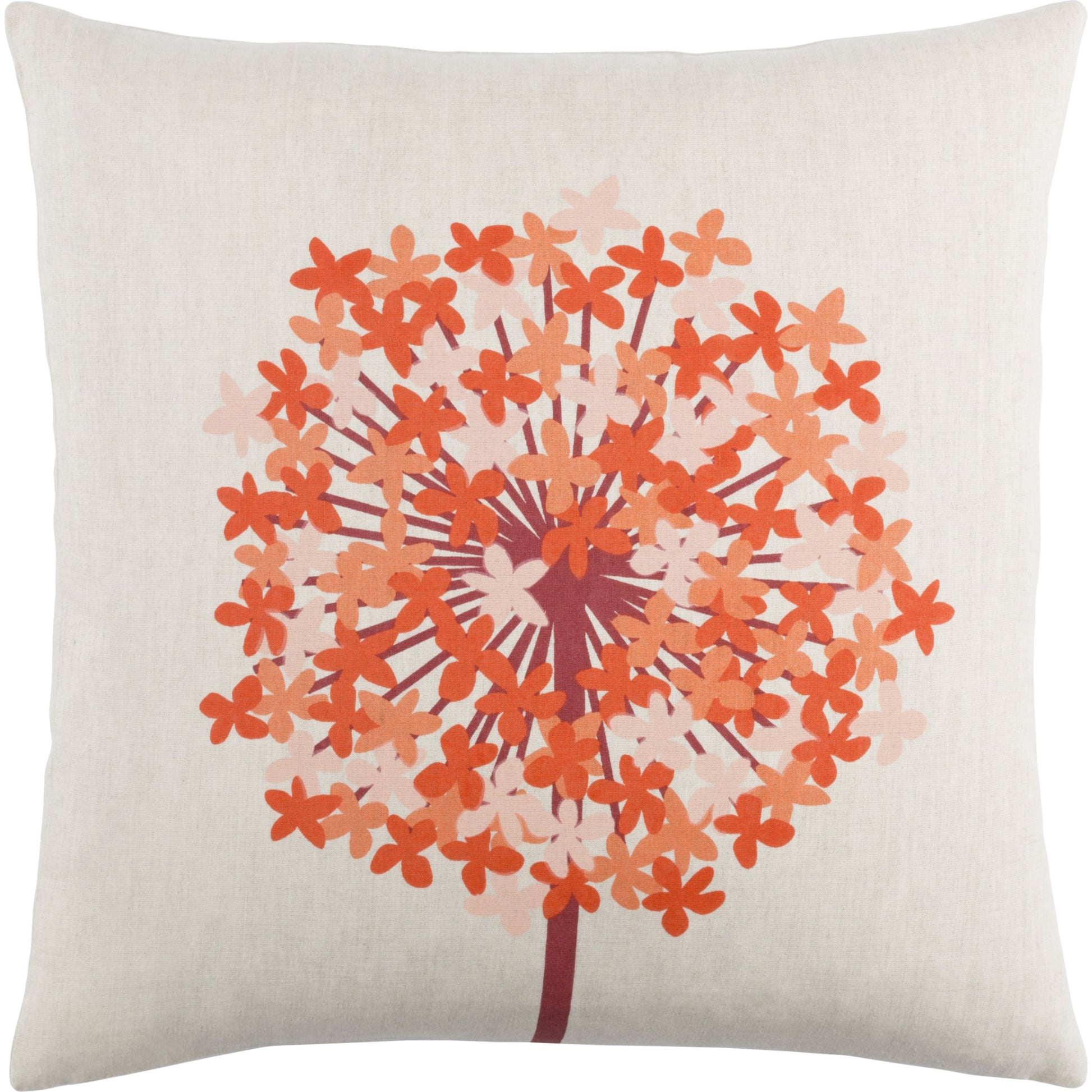 Agapanthus Pillow - 6785 by Surya in teal, grass green, lime, beige. Made from 55% linen, 45% cotton in a cottage & farmhouse style.