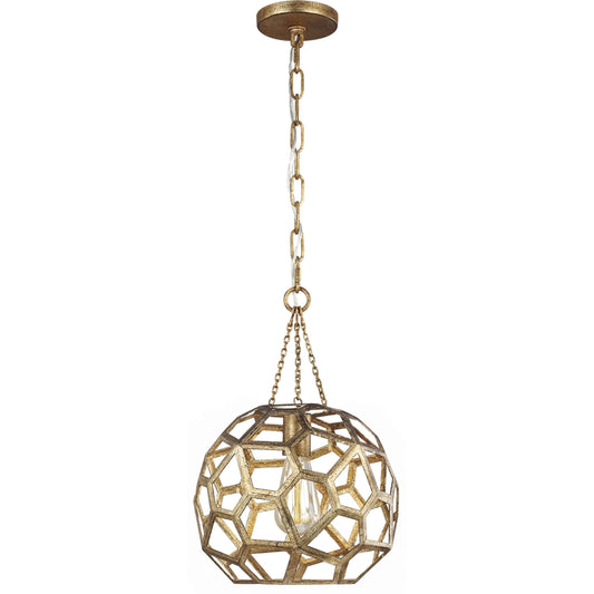 Feccetta Small Pendant by Visual Comfort & Co.. Made from steel in a modern style.