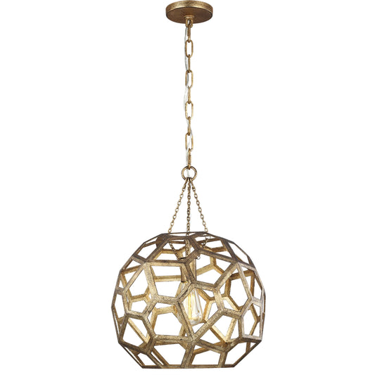 Feccetta Medium Pendant by Visual Comfort & Co.. Made from steel in a modern style.