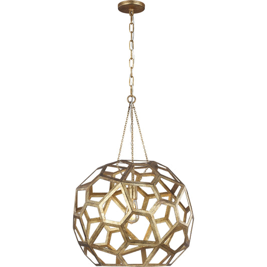 Feccetta Large Pendant by Visual Comfort & Co.. Made from steel in a unique style.