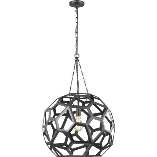 Feccetta Large Pendant by Visual Comfort & Co.. Made from steel in a unique style.