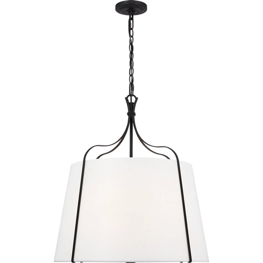 Leander Large Hanging Shade by Visual Comfort & Co.. Made from steel in a unique style.