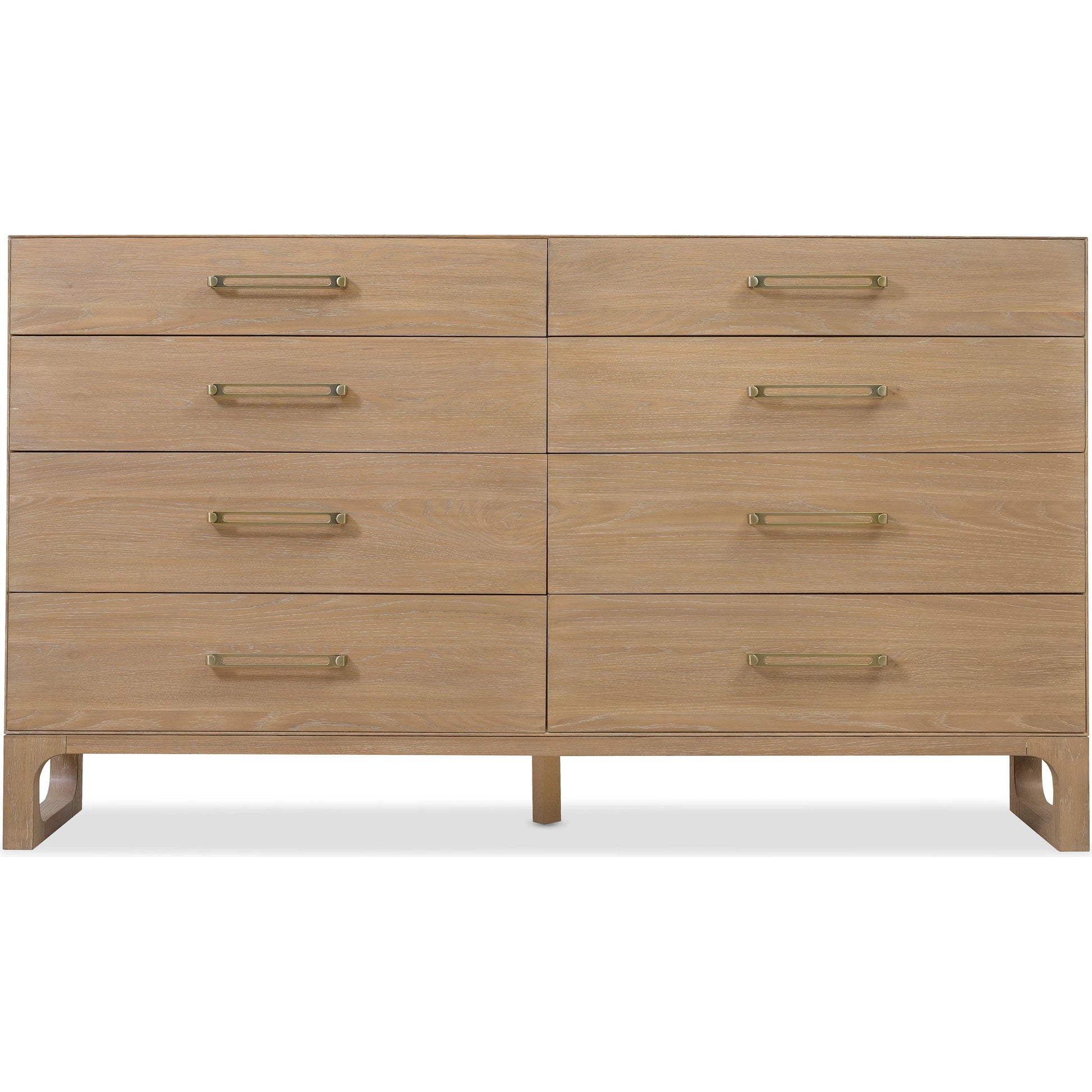 Banyon Bay Eight Drawer Dresser by Hooker Furniture in light wood. Made from unique in a transitional style.
