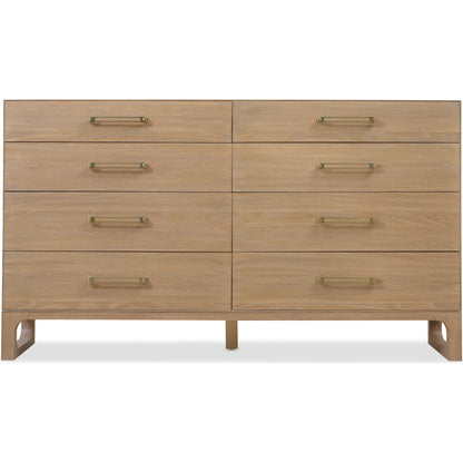 Banyon Bay Eight Drawer Dresser by Hooker Furniture in light wood. Made from unique in a transitional style.