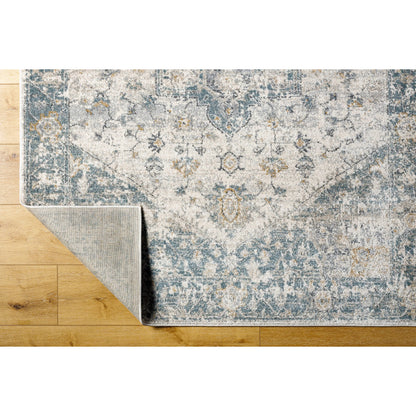 Alpharetta Rug - 494355 by Livabliss in cream, light beige, medium gray, blue, charcoal, amber. Made from face: 100% polypropylene, warp: 100% polyester in a unique style.