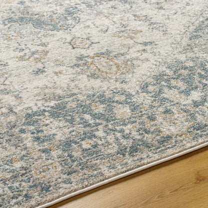 Alpharetta Rug - 494355 by Livabliss in cream, light beige, medium gray, blue, charcoal, amber. Made from face: 100% polypropylene, warp: 100% polyester in a unique style.
