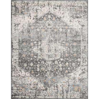 Alpharetta Rug - 494355 by Livabliss in cream, light beige, medium gray, blue, charcoal, amber. Made from face: 100% polypropylene, warp: 100% polyester in a unique style.