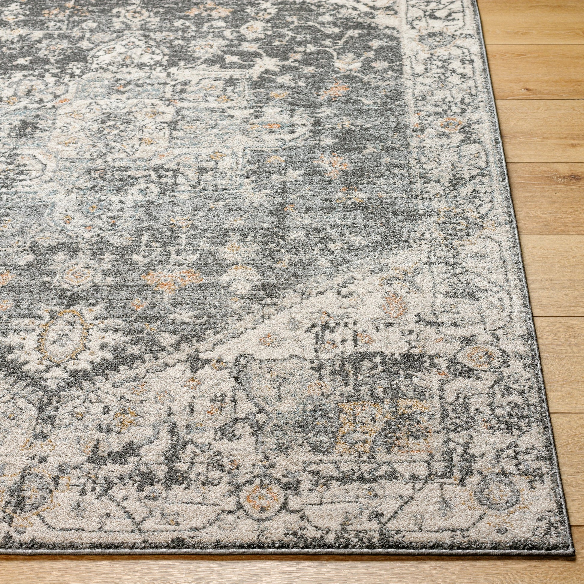 Alpharetta Rug - 494355 by Livabliss in cream, light beige, medium gray, blue, charcoal, amber. Made from face: 100% polypropylene, warp: 100% polyester in a unique style.