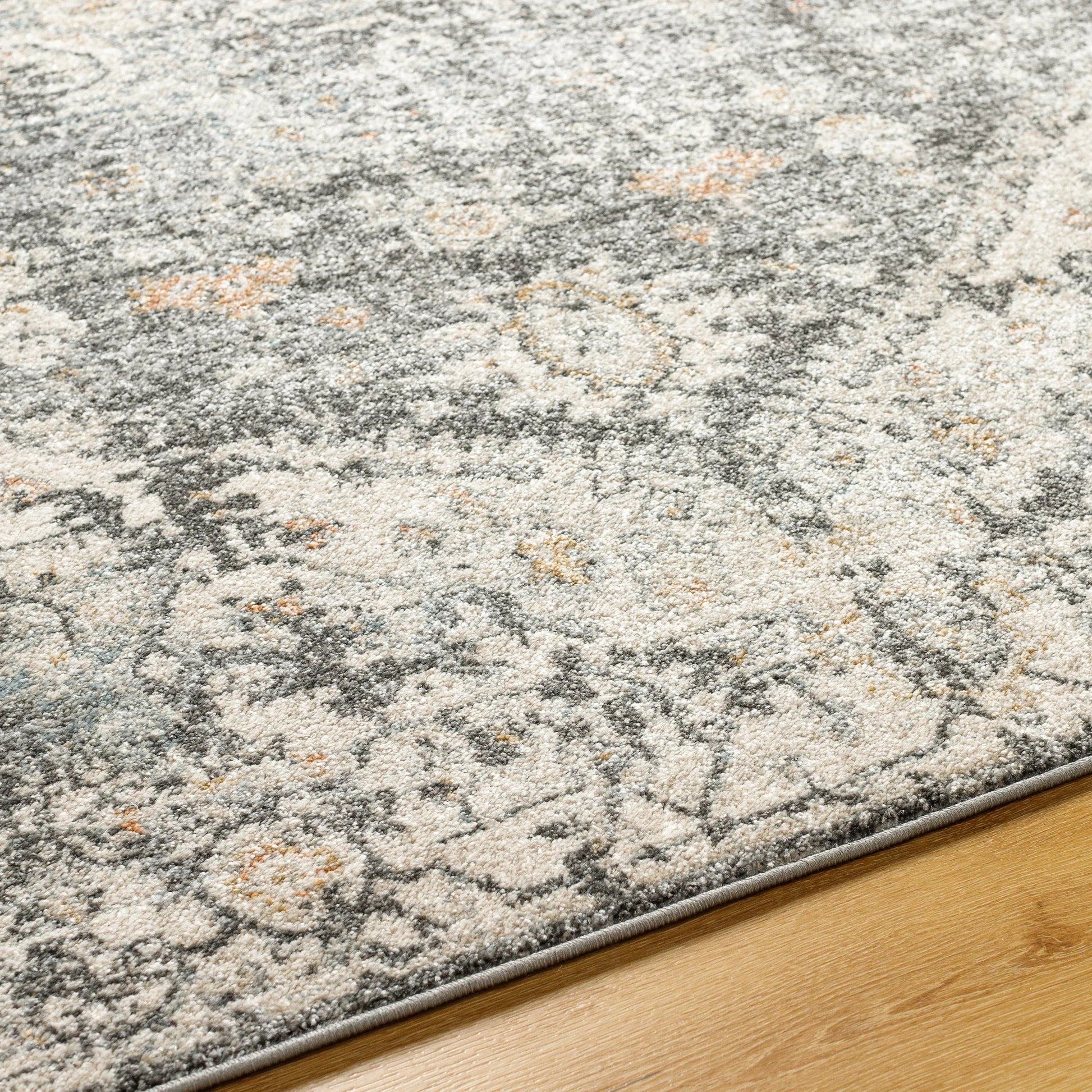 Alpharetta Rug - 494355 by Livabliss in cream, light beige, medium gray, blue, charcoal, amber. Made from face: 100% polypropylene, warp: 100% polyester in a unique style.