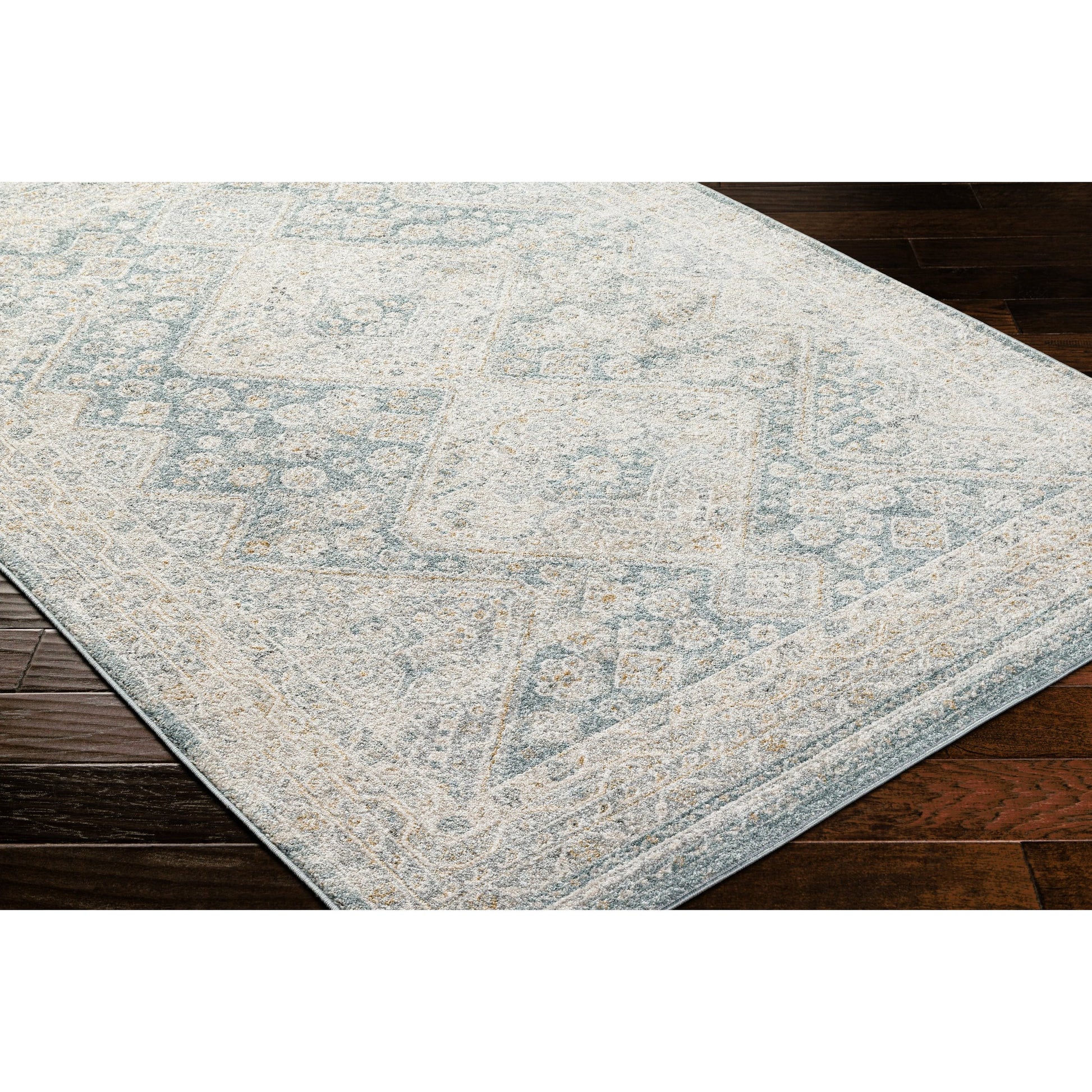 Alpharetta APH-2312 Rug by Livabliss in light beige, medium gray, cream, blue, amber, charcoal. Made from polypropylene in a unique style.