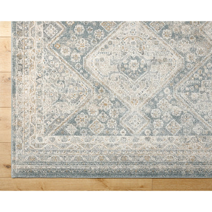 Alpharetta APH-2312 Rug by Livabliss in light beige, medium gray, cream, blue, amber, charcoal. Made from polypropylene in a unique style.