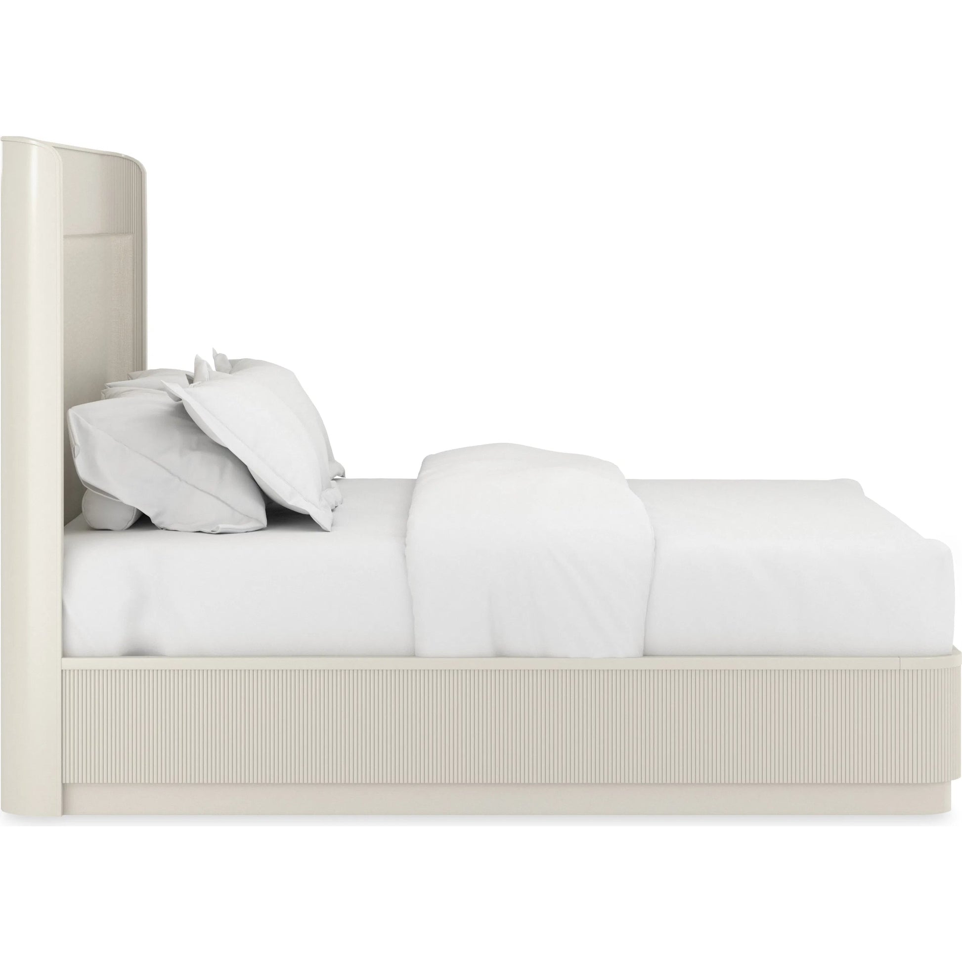 Fall in Love Bed by Caracole. Made from birch in a transitional style.