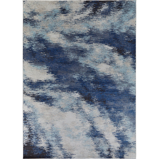 Edgemont Rug - 39ITF by Feizy in blue, ivory. Made from polypropylene, polyester in a unique style.