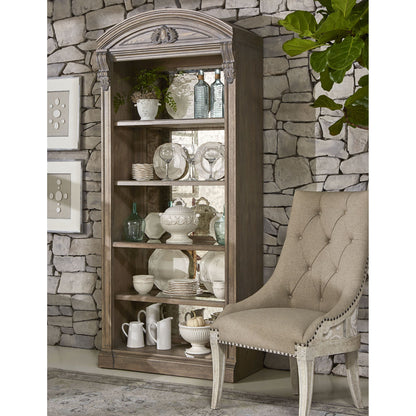 Arch Salvage Reeves Host Chair by A.R.T. Furniture. Made from parrawood solids, cathedral elm veneers in a traditional style.