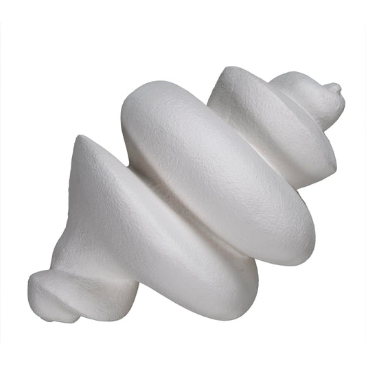 Spiral by Noir in white. Made from fiber cement in a modern style.