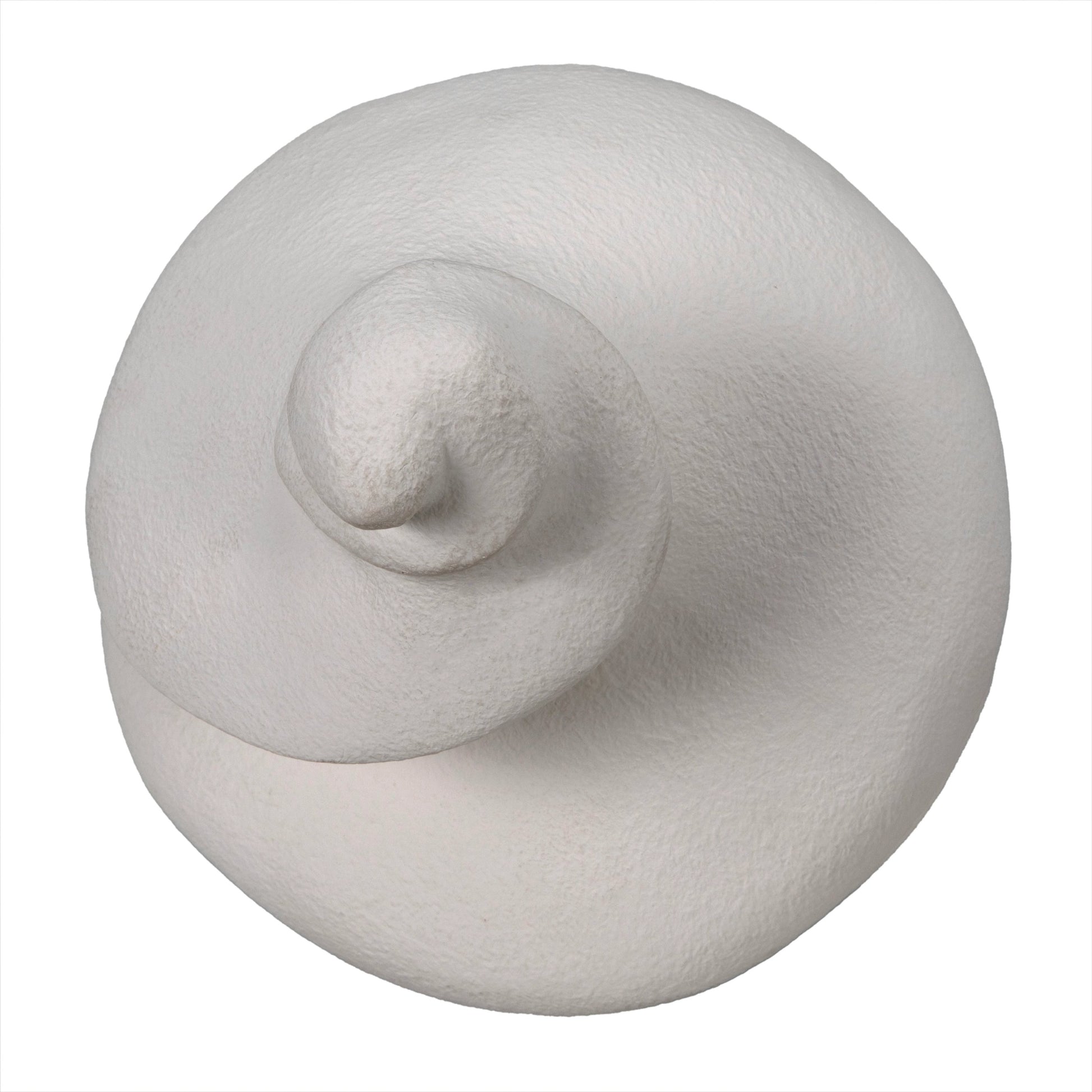 Spiral by Noir in white. Made from fiber cement in a modern style.