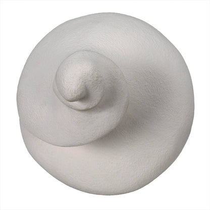 Spiral by Noir in white. Made from fiber cement in a modern style.