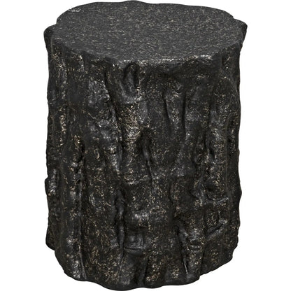 Damono Side Table by Noir. Made from fiber cement in a rustic style.