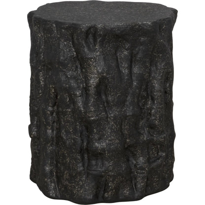 Damono Side Table by Noir. Made from fiber cement in a rustic style.