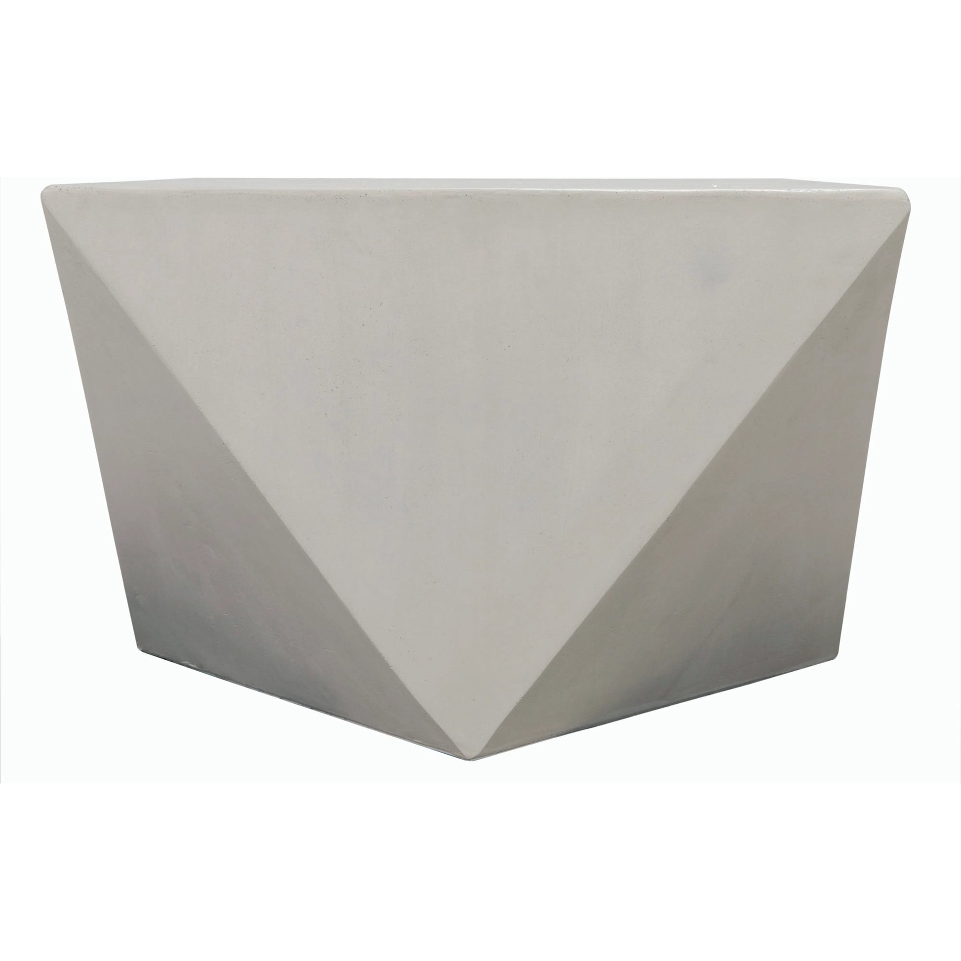 Bota Coffee/Side Table by Noir in natural. Made from fiber cement in a modern style.