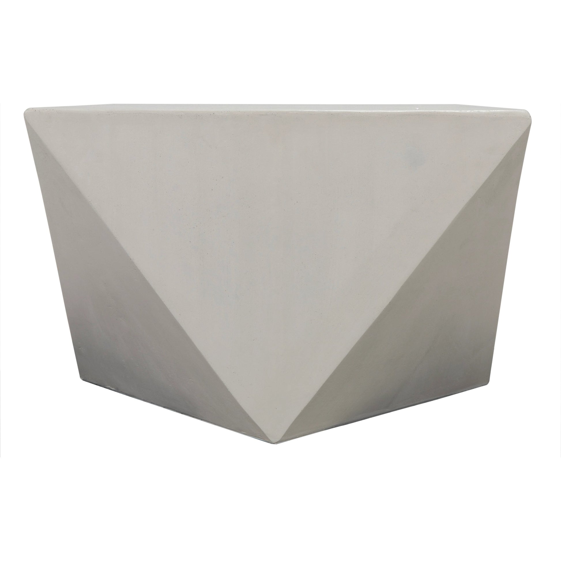 Bota Coffee/Side Table by Noir in natural. Made from fiber cement in a modern style.