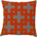 Layered Blocks Pillow - 11025 by Surya. Made from 100% cotton in a modern style.