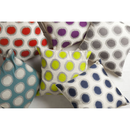Ikat Dots Pillow - 27597 by Surya. Made from 100% linen in a modern style.