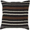 Black, Ivory, Charcoal, Light Gray / Down Feather / 18" x 18"