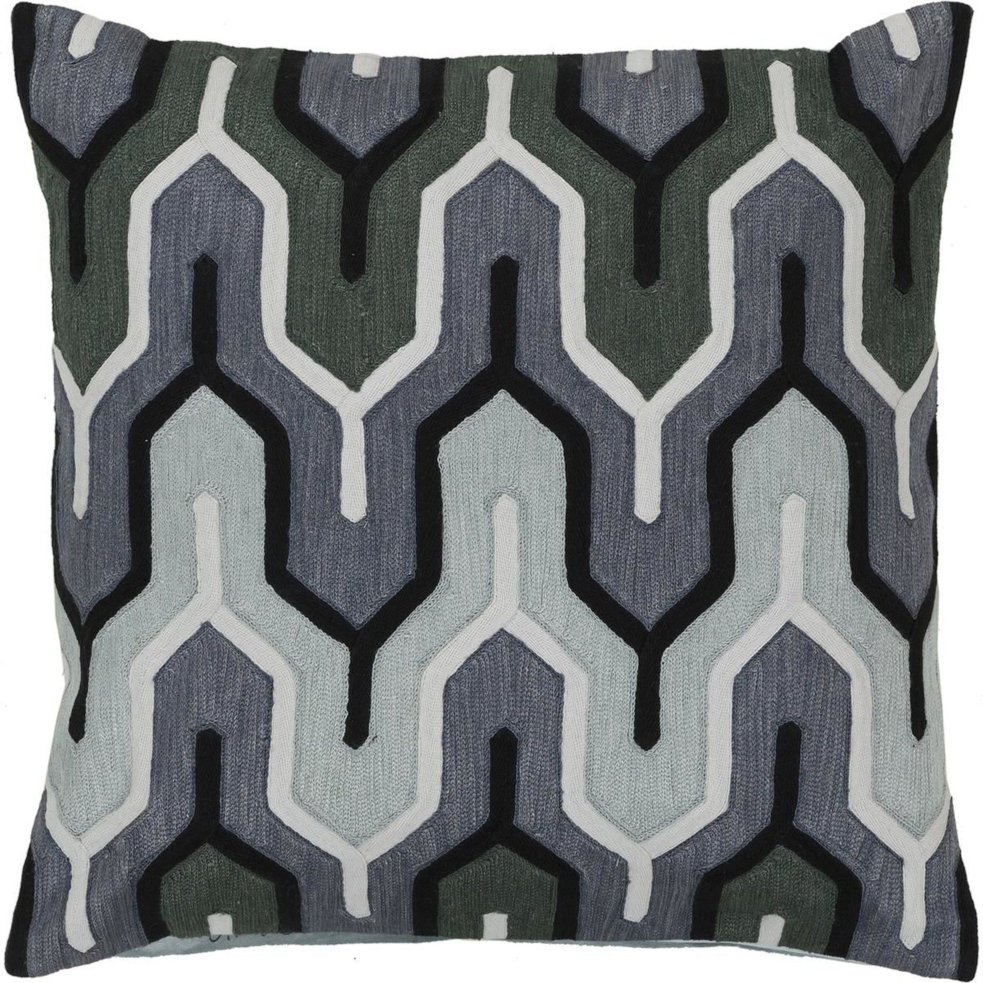 Aztec Pillow - 24931 by Surya. Made from 100% cotton in a modern style.