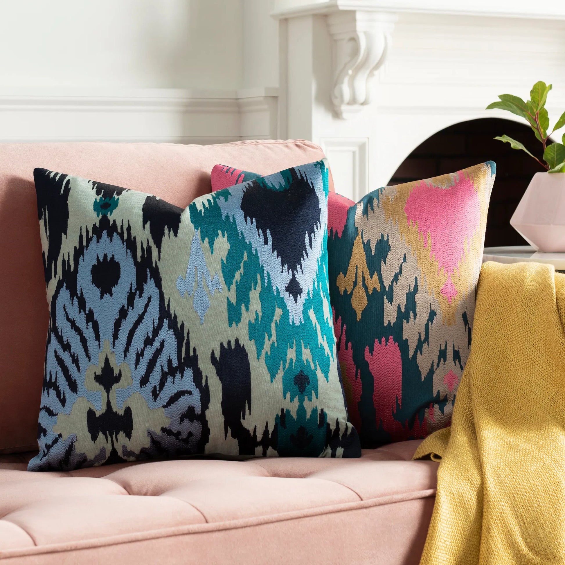 Ara Pillow - 34202 by Surya. Made from unique in a eclectic & global style.