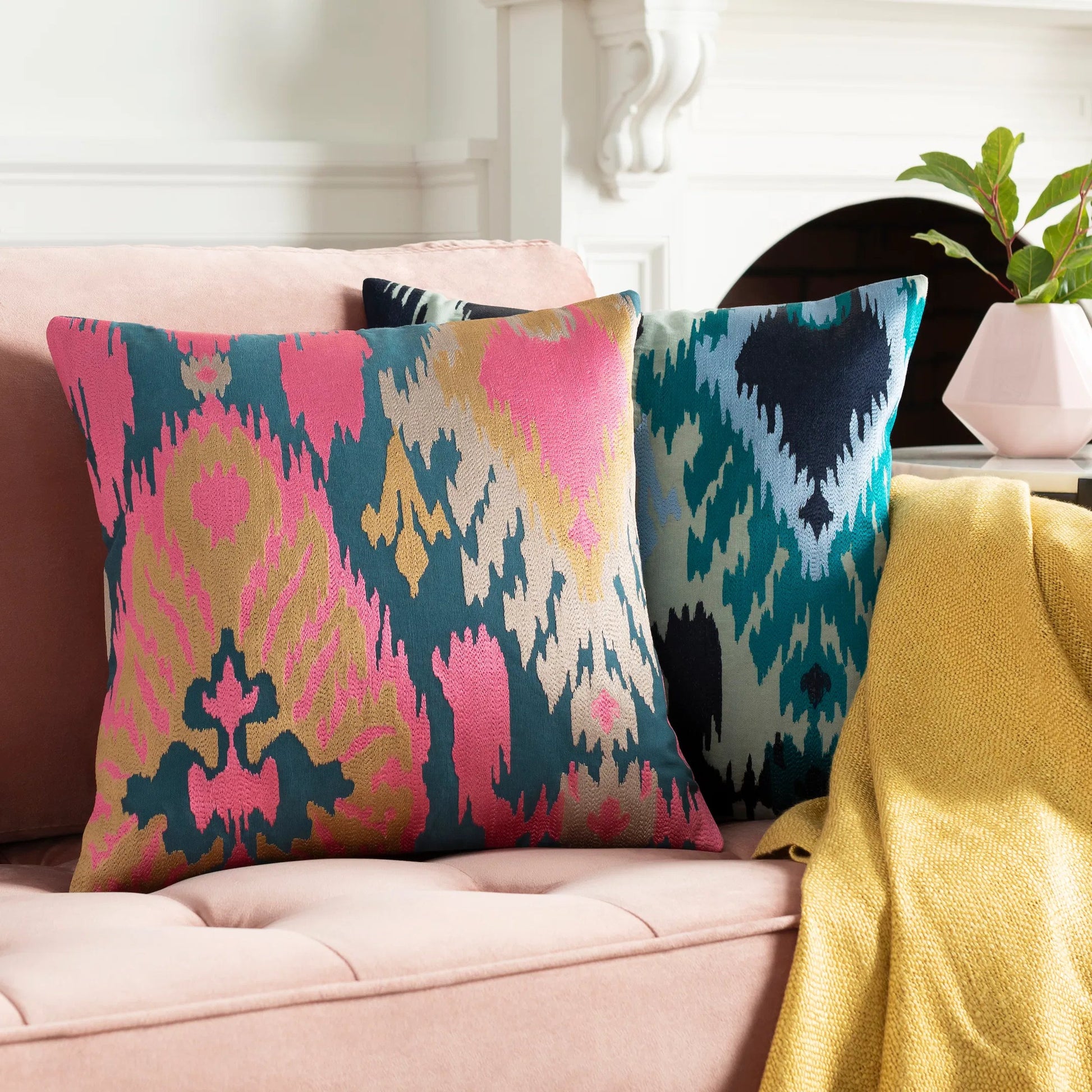 Ara Pillow - 34202 by Surya. Made from unique in a eclectic & global style.