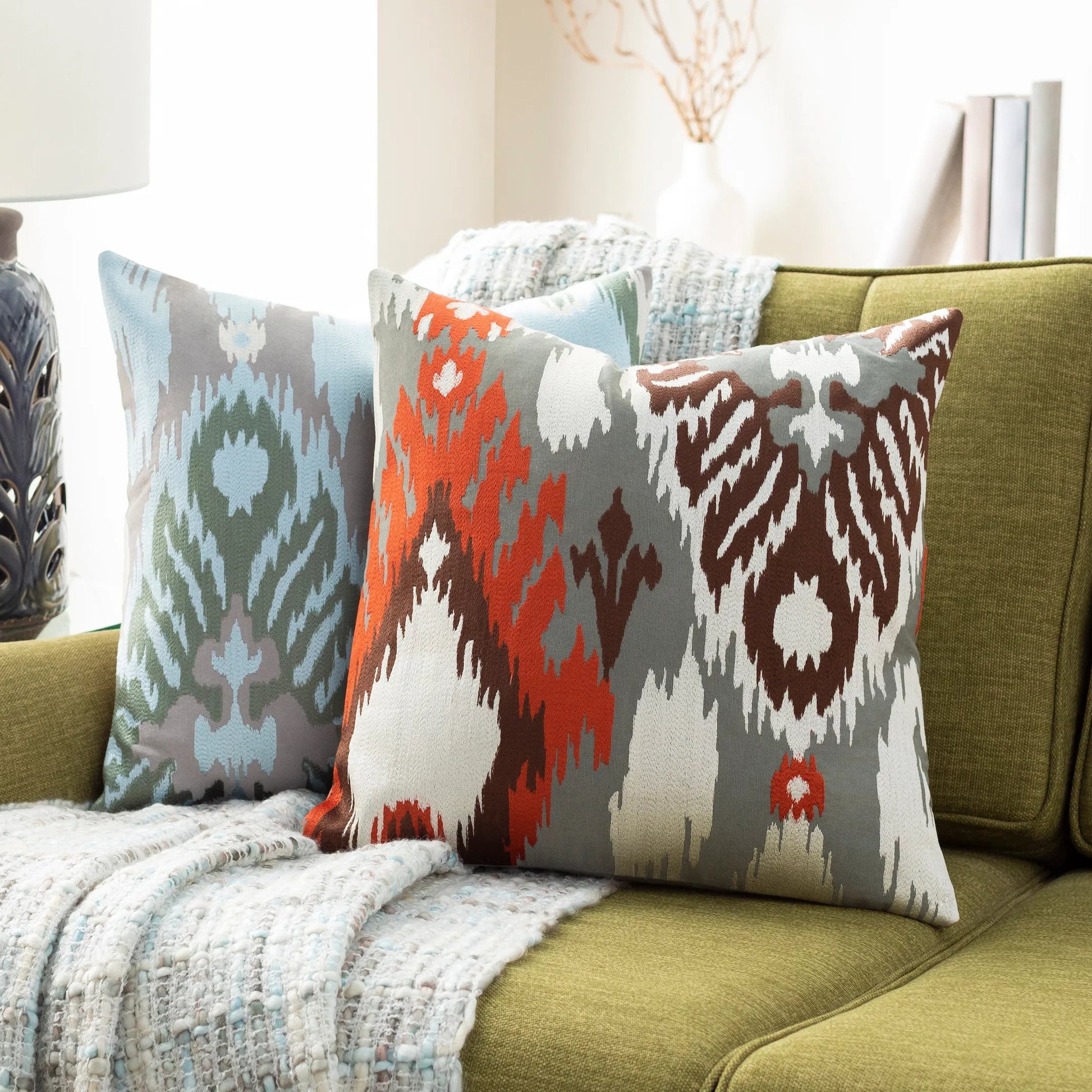 Ara Pillow - 34202 by Surya. Made from unique in a eclectic & global style.