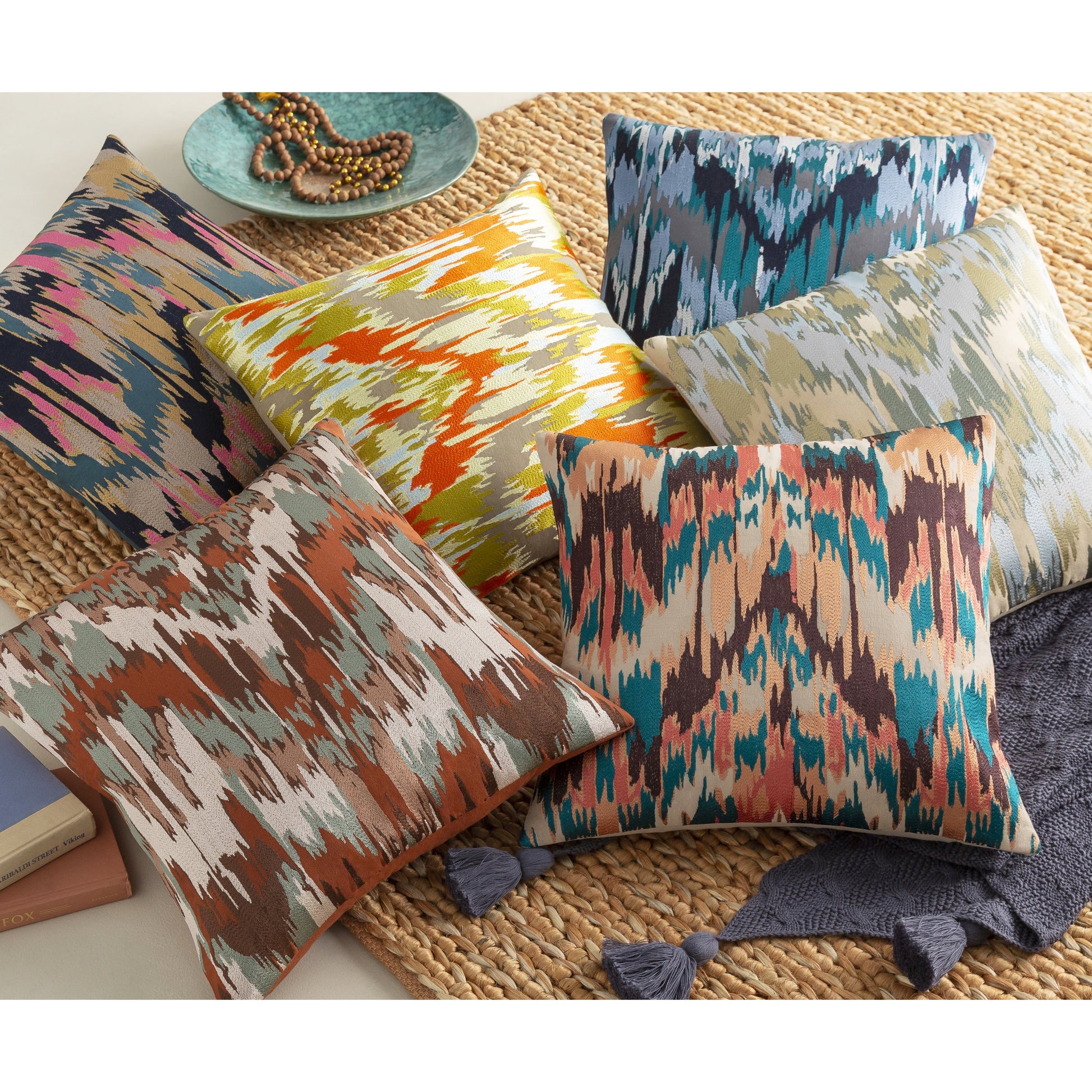 Ara Pillow - 34202 by Surya. Made from unique in a eclectic & global style.