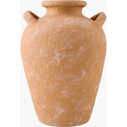 Artefact Vase by Surya in terracotta. Made from terracotta in a rustic style.