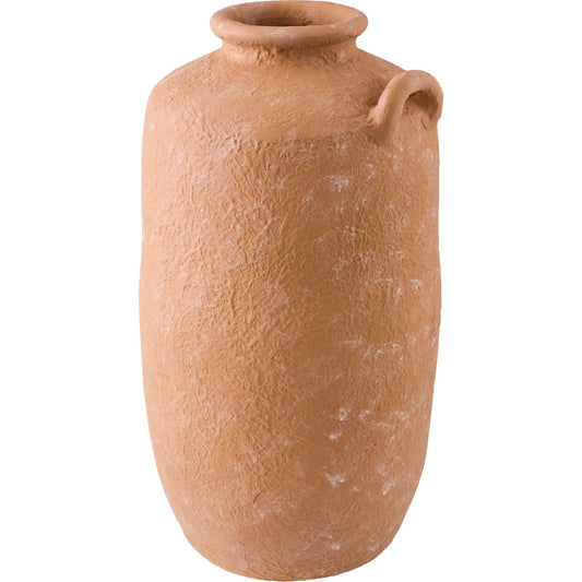 Artefact Tall Vase by Surya in distressed terracotta. Made from terracotta in a unique style.