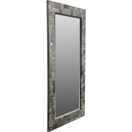 Arcadia Rectangle Mirror by LH Imports in zinc, antique distressed. Made from unique in a modern style.