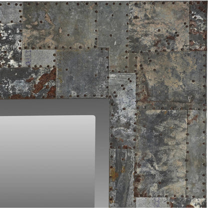 Arcadia Rectangle Mirror by LH Imports in zinc, antique distressed. Made from unique in a modern style.