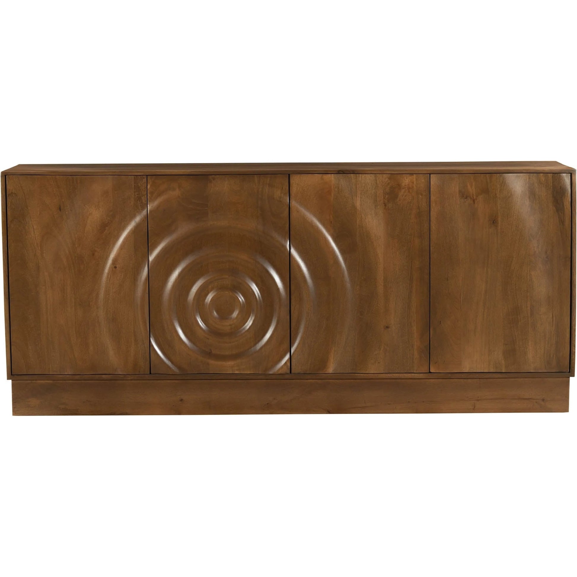 Caracol Sideboard by LH Imports in light walnut. Made from unique in a transitional style.