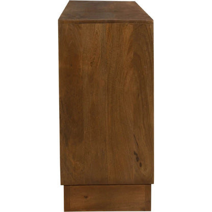 Caracol Sideboard by LH Imports in light walnut. Made from unique in a transitional style.