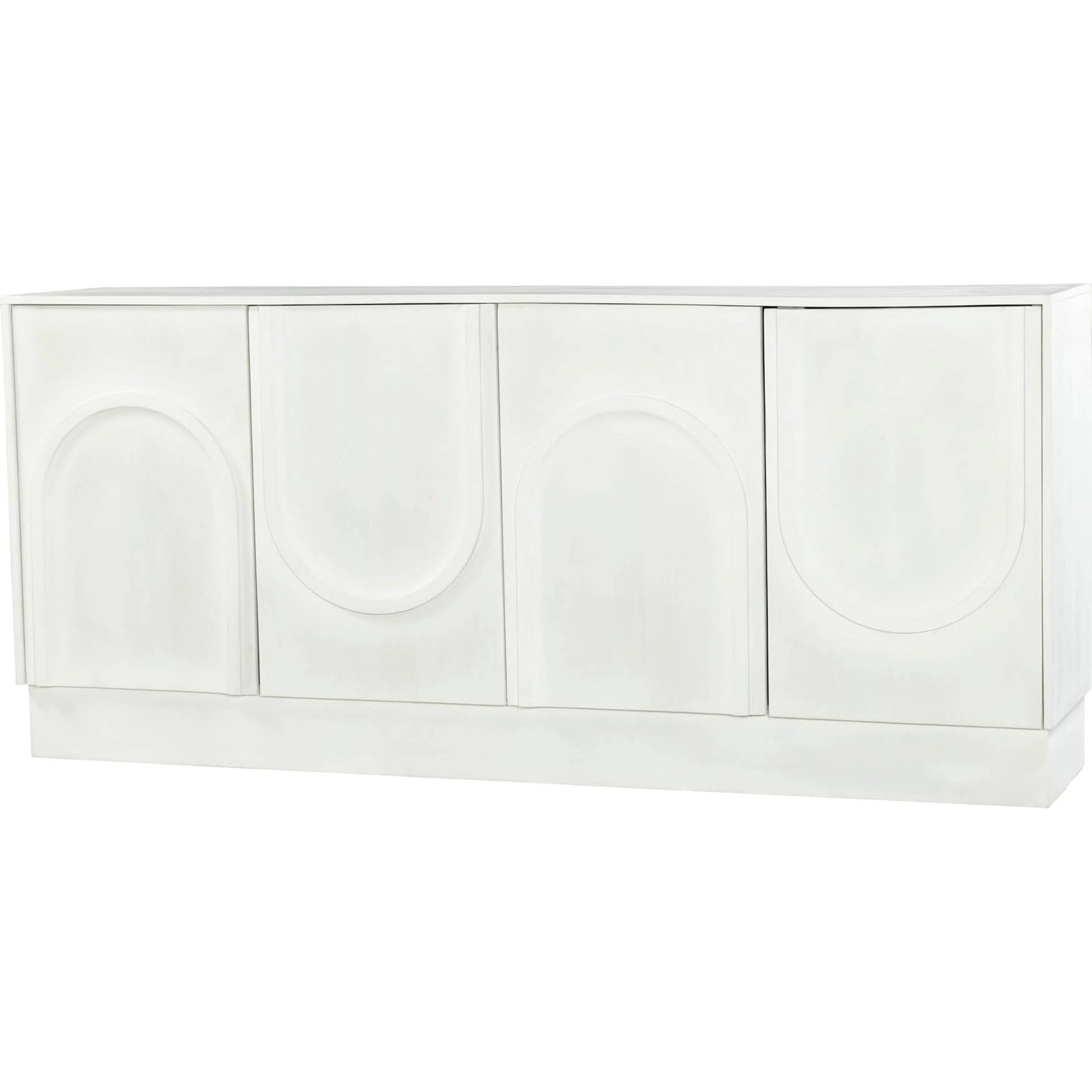 Tempo Sideboard by LH Imports in white wash. Made from unique in a modern style.
